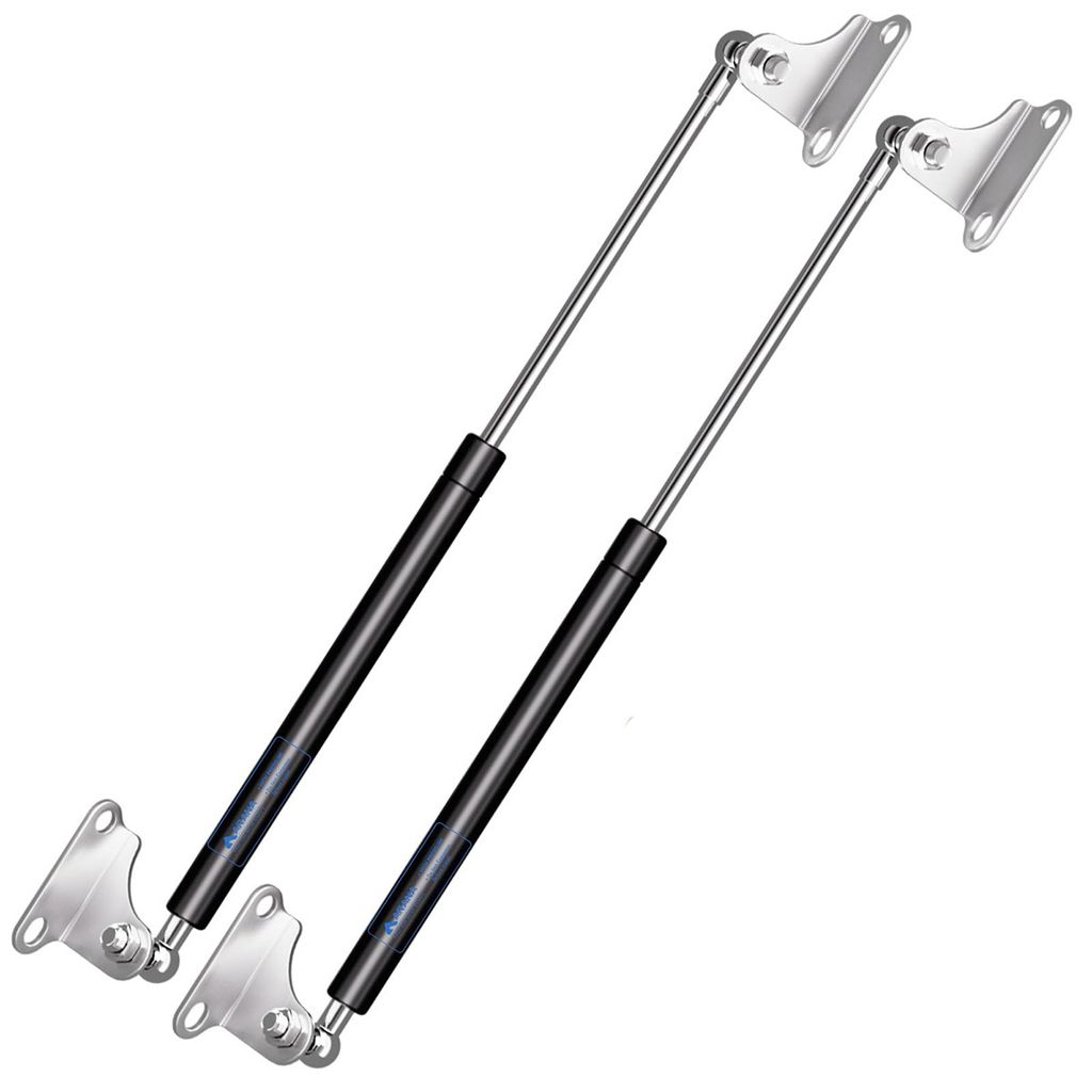Gasfeder 500mm 45kg 450N, 2 Stück mit Haltern, Produktbild 