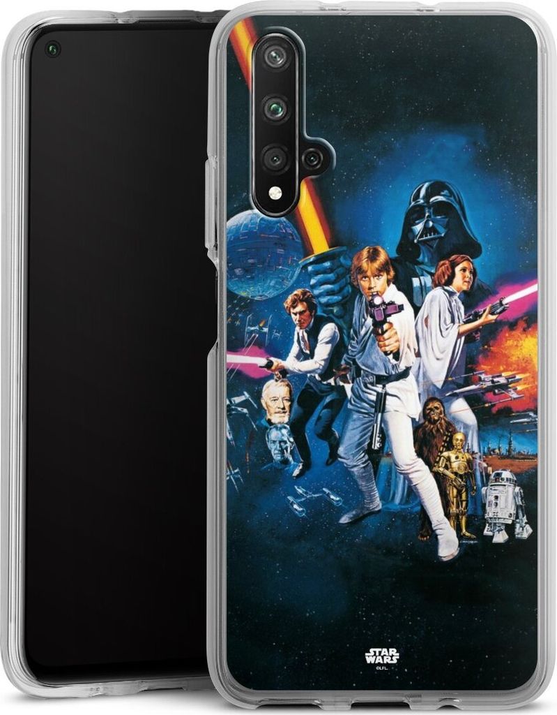 DeinDesign Handyhülle für Huawei Nova 5T Silikon Hülle Case Smartphone Schutzhülle Episode IV Fanartikel Star Wars