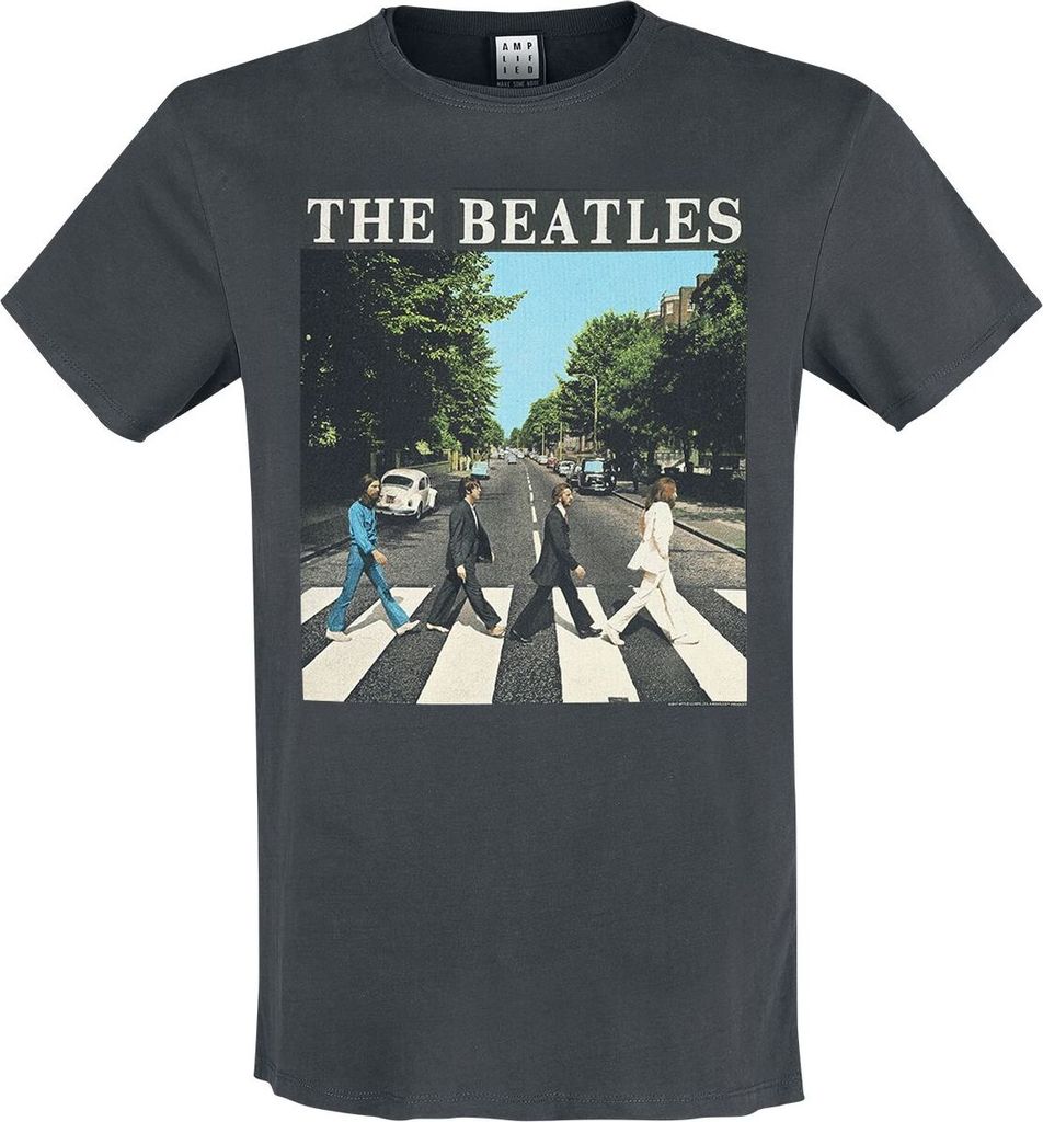 The Beatles T-Shirt Herren Amplified Collection - Abbey Road charcoal 3XL