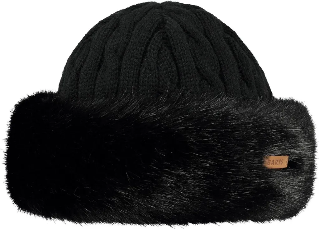 Bonnet Noir Barts Fur Cable - Finis les Oreilles Froides et les Irritations