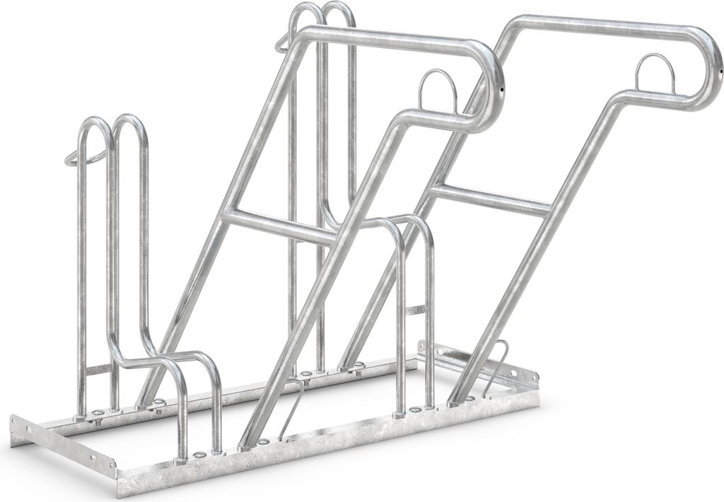 Fahrradständer mit Anlehnbügel 4602 XBF | 2 Räder einseitig | RA 500mm