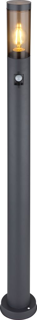 Globo Lighting Außenleuchte Edelstahl anthrazit, 1x E27 Produktbild 