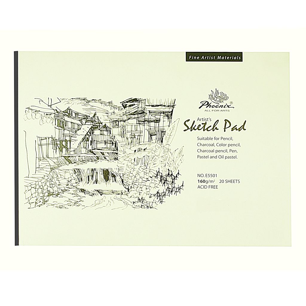 Szkicownik Sketch Pad Phoenix 160 g - 270x380mm, 20 arkuszy Zdjęcie produktu 