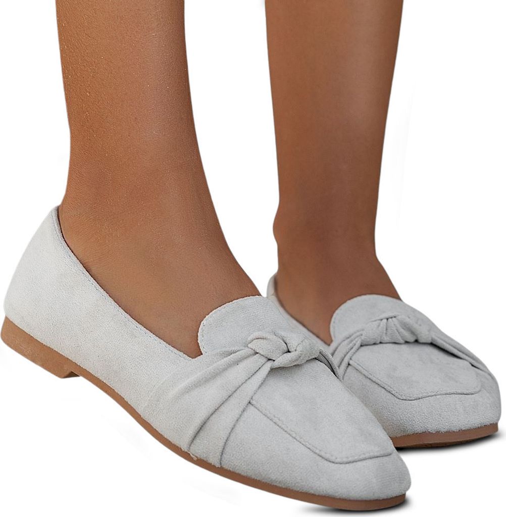 Damen Schuhe Mokassins Velours Komfort Slipper Halbschuhe Produktbild 