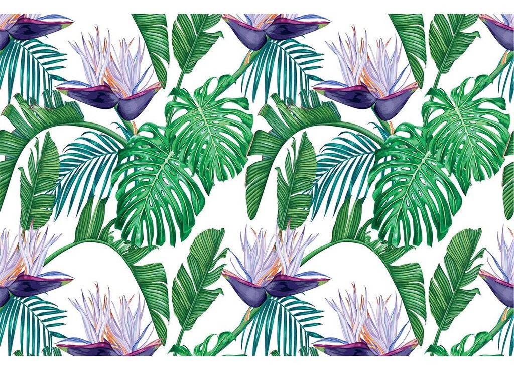 Tropischer Möbelaufkleber Janjira 60 x 90 cm