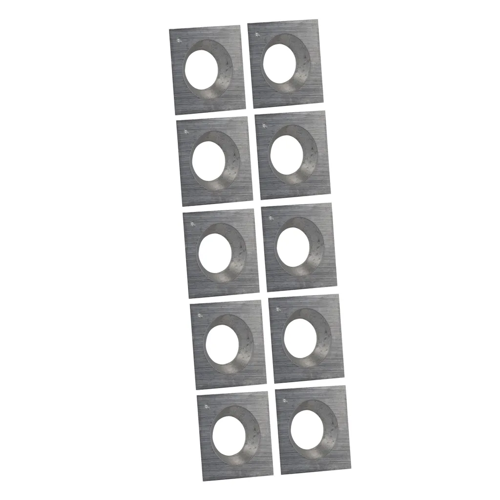 Inserti Carburo 14x14x1,2 mm 30° per Legno - Ricambi T07MF-CR 10pz - 3