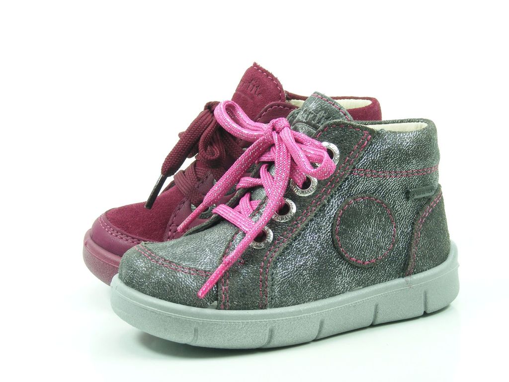 Superfit 1-00426 Ulli Mädchen Sneaker Schuhe Halbschuhe Weite Mittel IV GoreTex, Größe:23 EU, Farbe:Silber