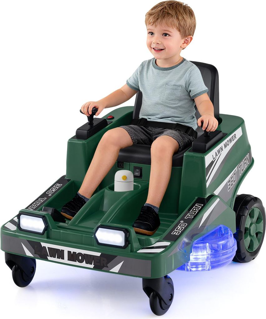 COSTWAY Auto elettrica per bambini, tagliaerba elettrico da Immagine del prodotto 