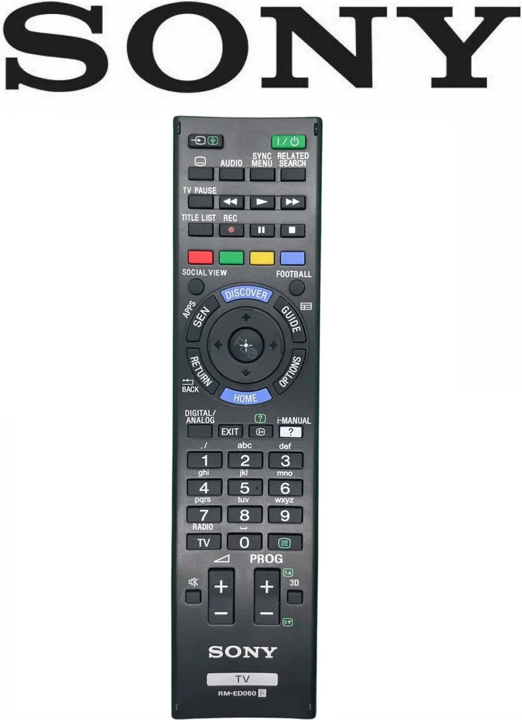 Telecomando di Ricambio Vocale per Sony TV e Bravia, Compatibile Con Tutte le Smart TV Sony 4K UHD LED LCD HD