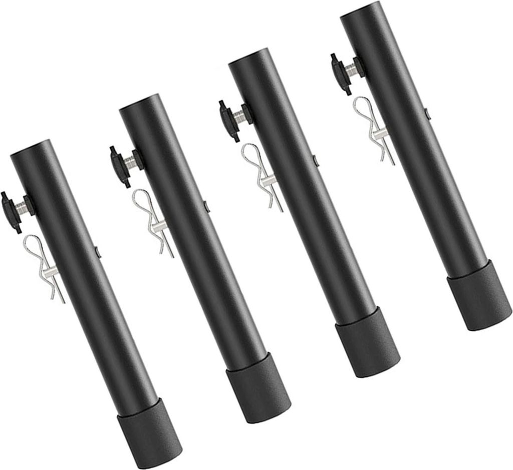 4Pcs Folding Tabelle Risers Extenders Edelstahl Counter Höhe Bein Erweiterungen Typ A 17.3in (44cm)
