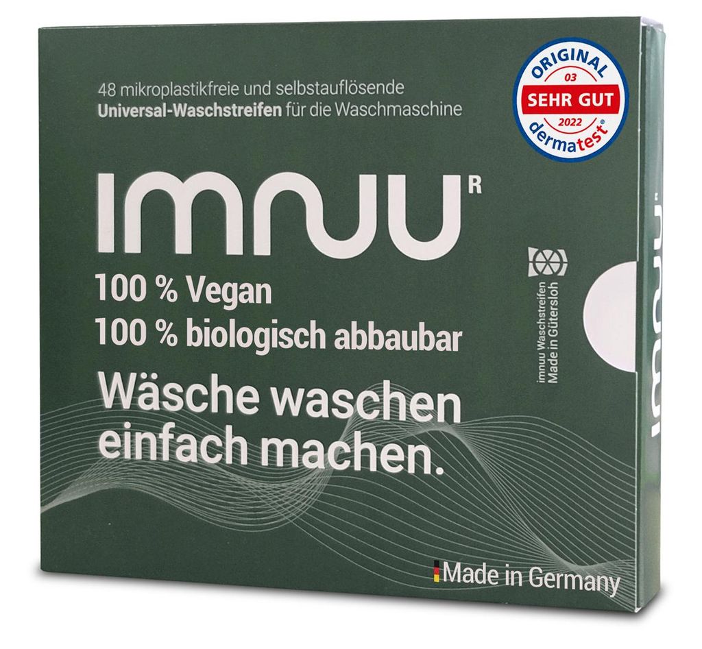 imnuu Universal-Waschstreifen Naturfrische - 48 Stück - Produktbild 
