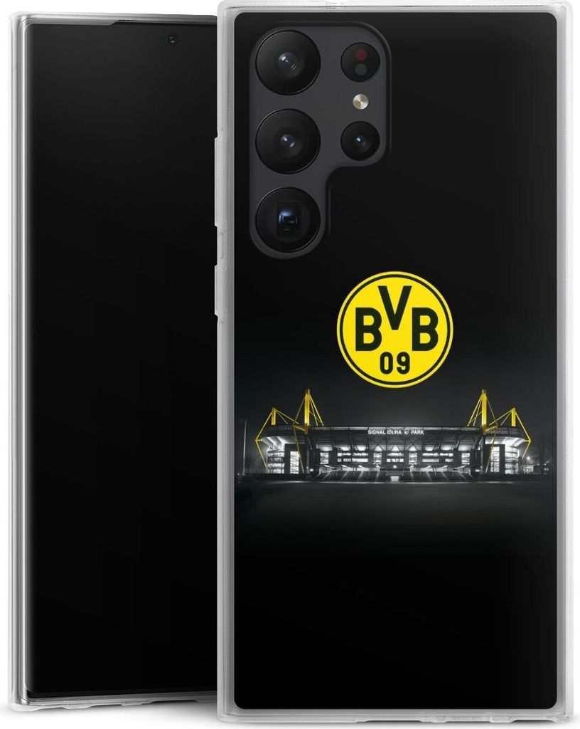 DeinDesign Handyhülle für Samsung Galaxy S23 Ultra Silikon Hülle Case Smartphone Schutzhülle BVB Borussia Dortmund Stadion