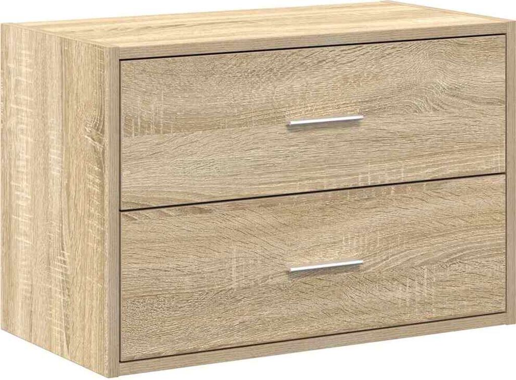 vidaXL Armoire avec 2 tiroirs Chêne Sonoma 60x31x40cm Bois Image du produit 
