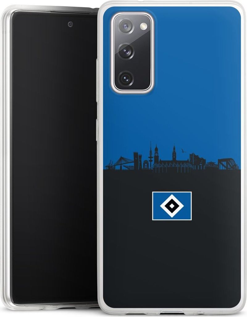 DeinDesign Slim Hülle für Samsung Galaxy S20 FE 5G Silikon Case Ultra Dünn Handyhülle HSV Hamburg Skyline