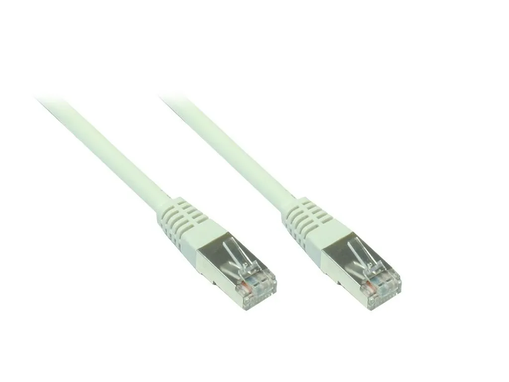 Câble Réseau 20m pour Internet Stable Cat 5e SF/UTP Gris Anti-Coupure