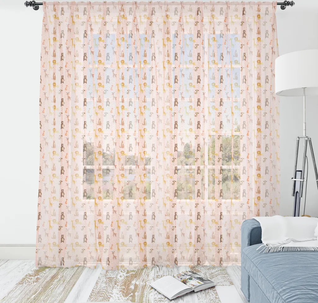 ABAKUHAUS Arazzo Animali Zoo 160x274 - Arredo Soggiorno Satin