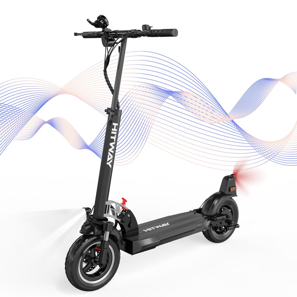 Hitway Electric Scooter H5 Pro, Folding, 200kg Payload, 40km Range, 10 Inch  Solid Tires, 800W Motor, 48V 10Ah Battery, 24 Month Warranty