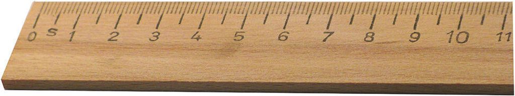 Holzlineal Messwerkzeug zur Längenmessung, 1000 mm lang, 50 Produktbild 