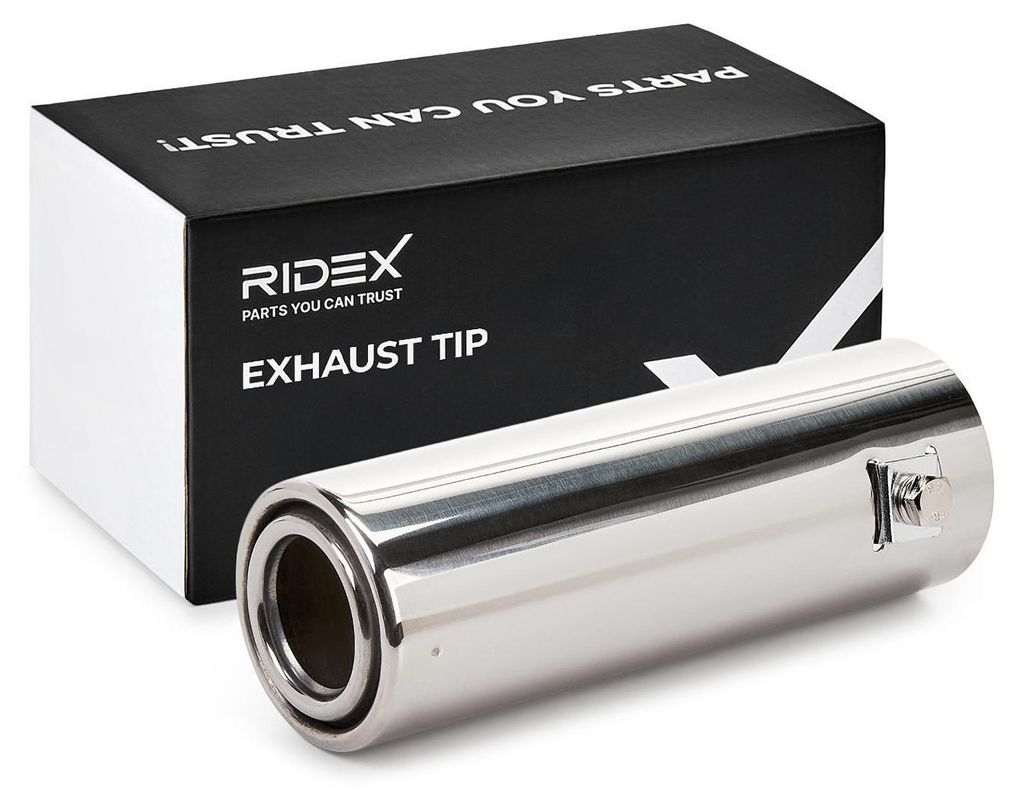 RIDEX 181A0007 Auspuffblende Endrohr Blende Gerade Produktbild 