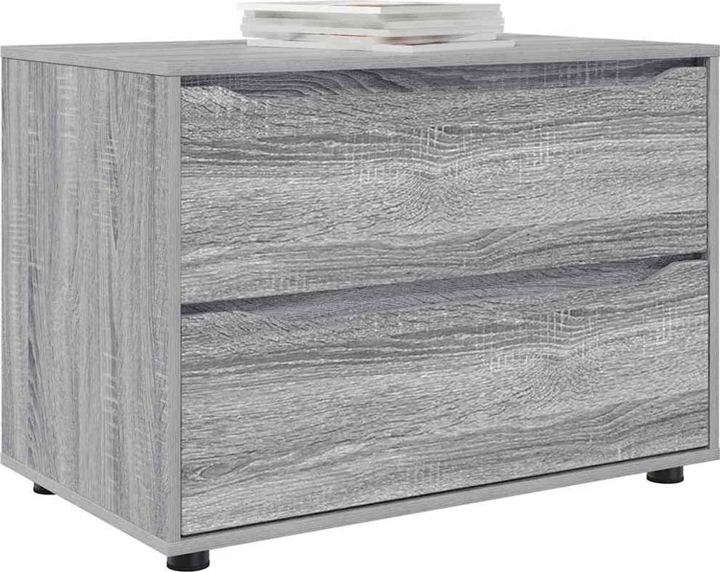 vidaXL Aufbewahrungsschrank Graues Sonoma 80 x 48 x 57 cm