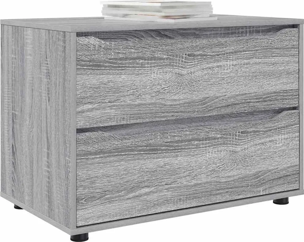 Armoire de rangement Gris Sonoma 80x48x57 cm pour chambre et bureau