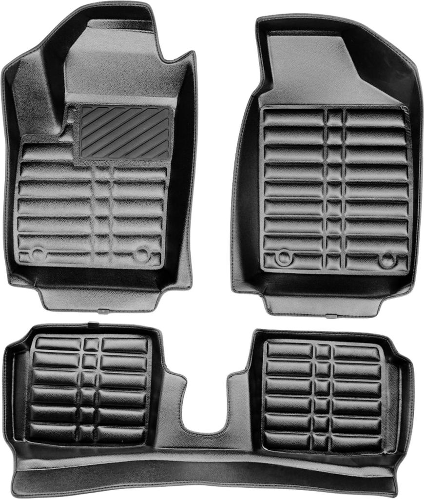 5D Premium Auto Fussmatten TPE Set passend für Fiat 500 Hybrid ab 2020
