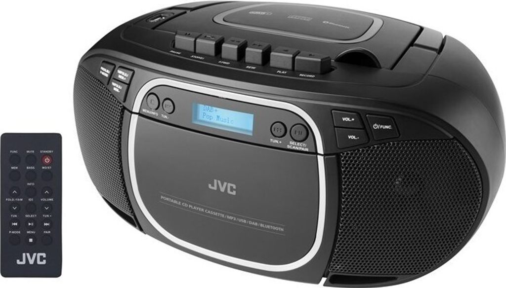JVC Boombox black RC-E561B-DAB Zdjęcie produktu 4