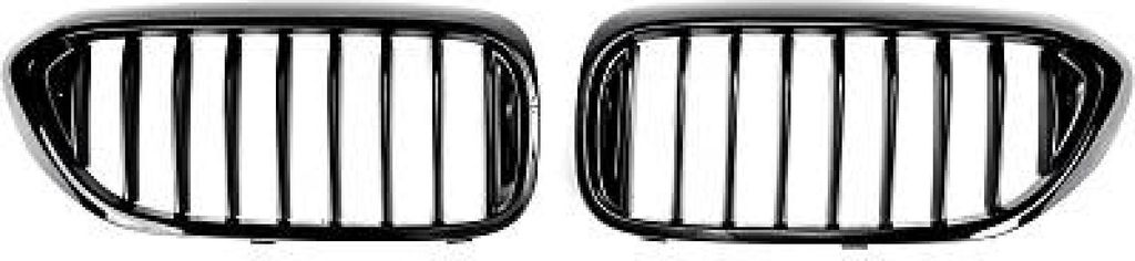 DIEDERICHS 1226541 Kühlergrill Frontgrill für BMW 5 Touring (G31) Schwarz Glänzend