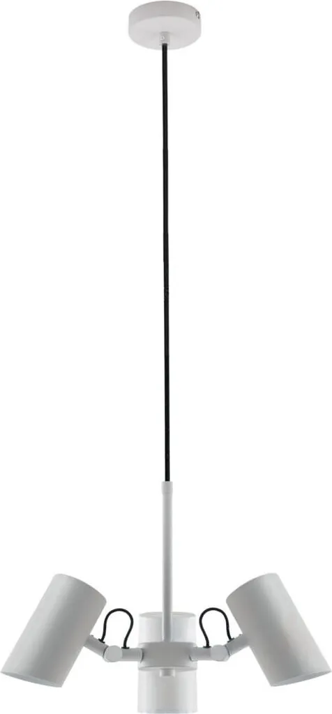 Plafonnier Dimmable AGZAR Kanlux Blanc 40 cm avec 3 Douilles E14