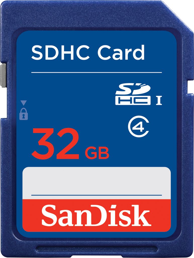 SanDisk SDHC Speicherkarte 32 GB - Blau
