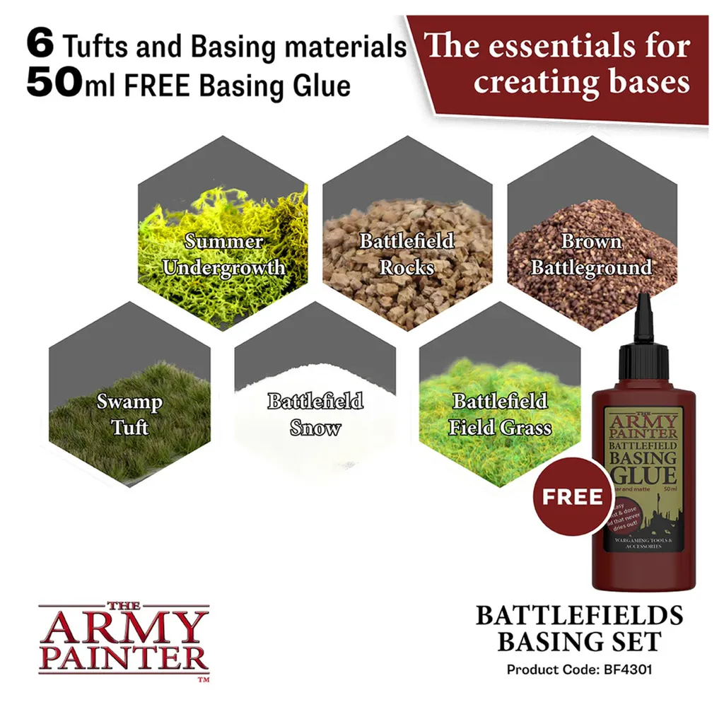 Army Painter Battlefields Basing Set : Kit de Soclage Complet Figurines - 3