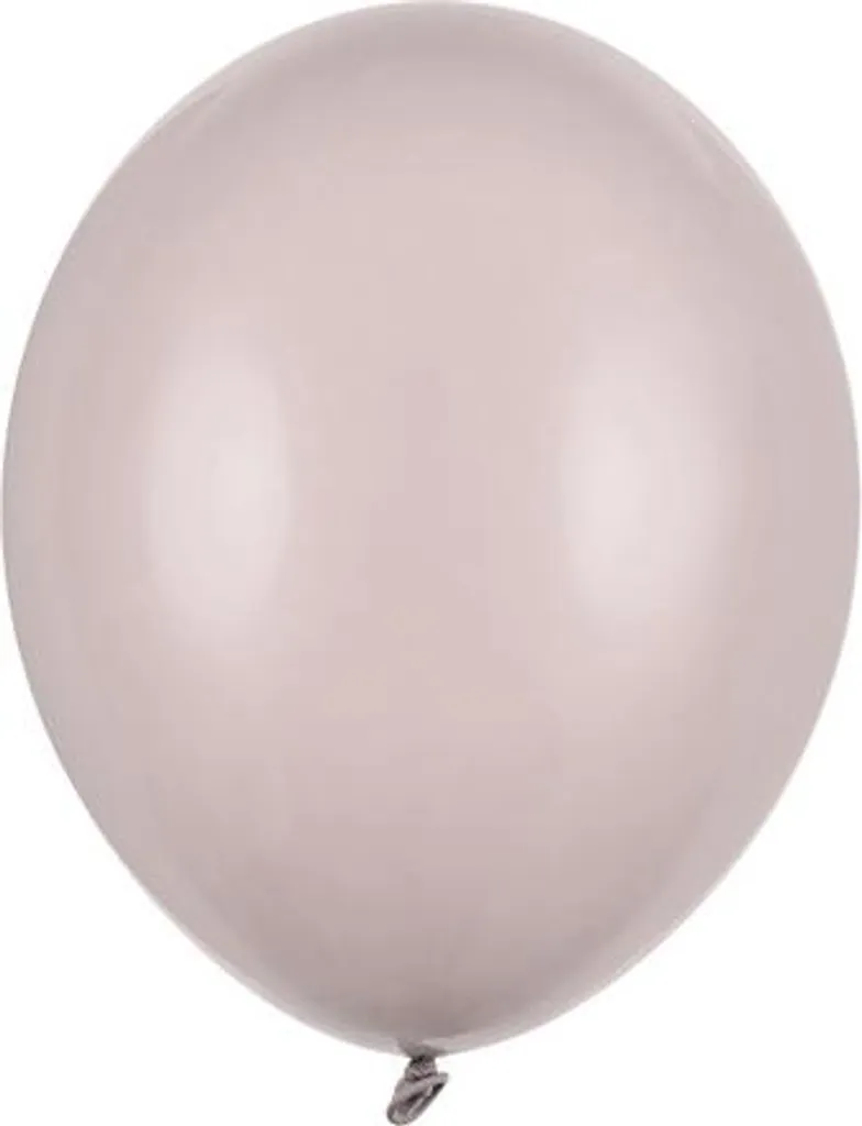 Ballons Partystar Gris Clair 27 cm Résistants - Pack de 100 Unités Pro