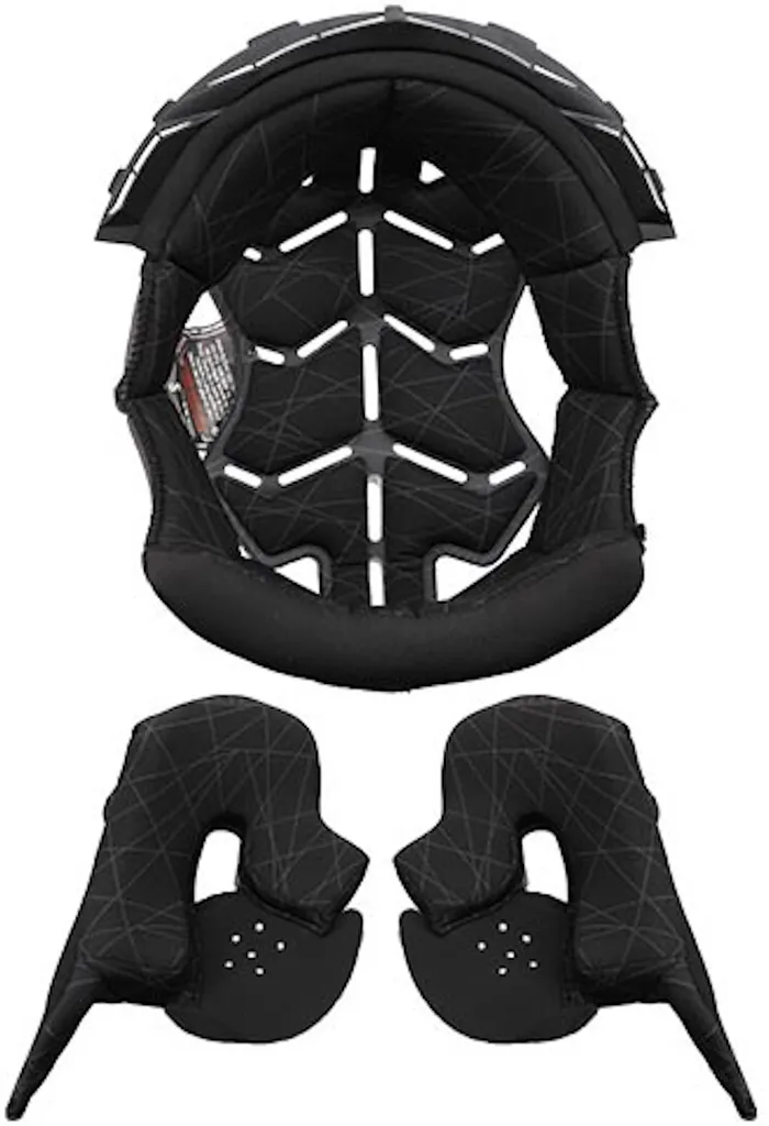 Intérieur Amovible LS2 FF902 Noir S - Mousses Haute Densité Confort