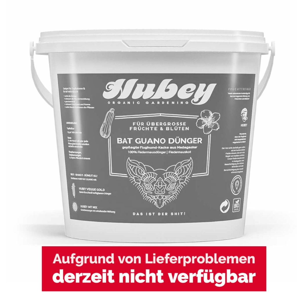 Hubey Bat-Guano Pulver, Fledermausdnger 1 kg Dnger