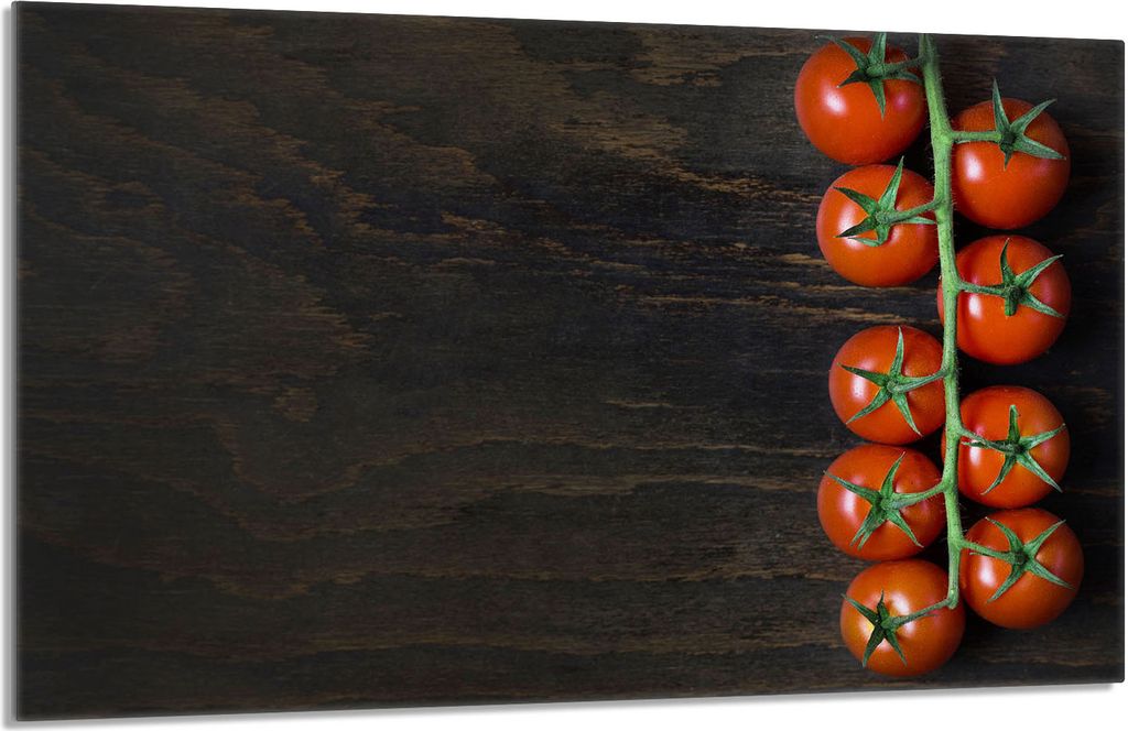 Glasschutzplatte für den Herd 80x52 Tomate