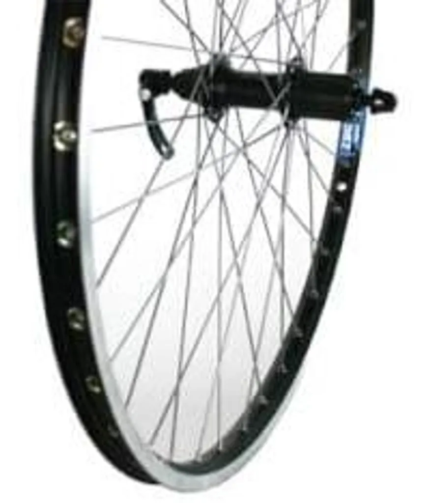 Roue arrière 26 Roland ZAC19 anti-voile inox noir moyeu FH-QC400