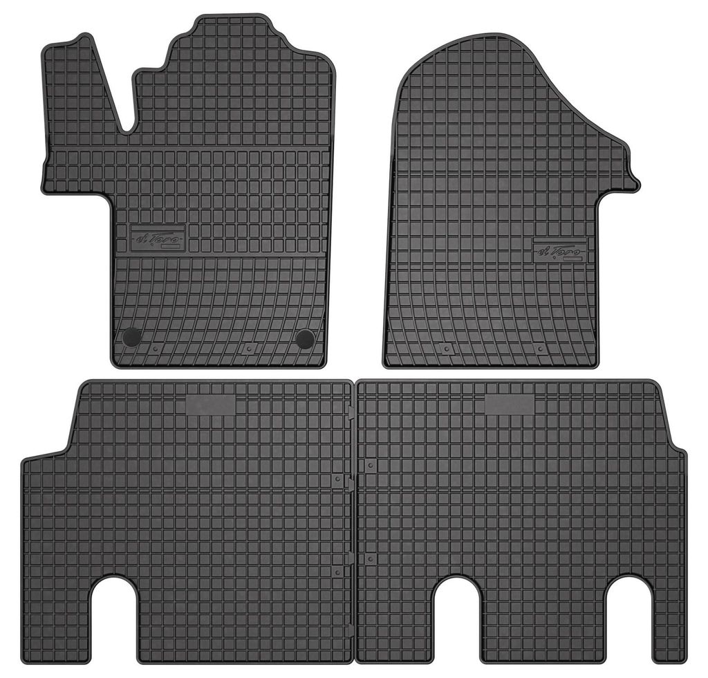Gummi-Fußmatten für Mercedes Vito W447 2014- – 4-tlg, Produktbild 