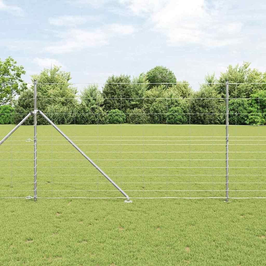 Maison Exclusive - Zaunpfosten Galvanisiert 25 x 1,5 m Stahl