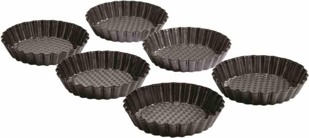 KAISER Tortelett Patisserie Ø10cm schwarz Set 6teilig Image du produit 
