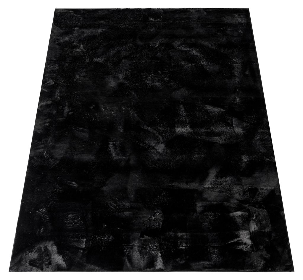 Teppich Wohnzimmer Kunstfell Shaggy Hochflor Waschbar In Produktbild 