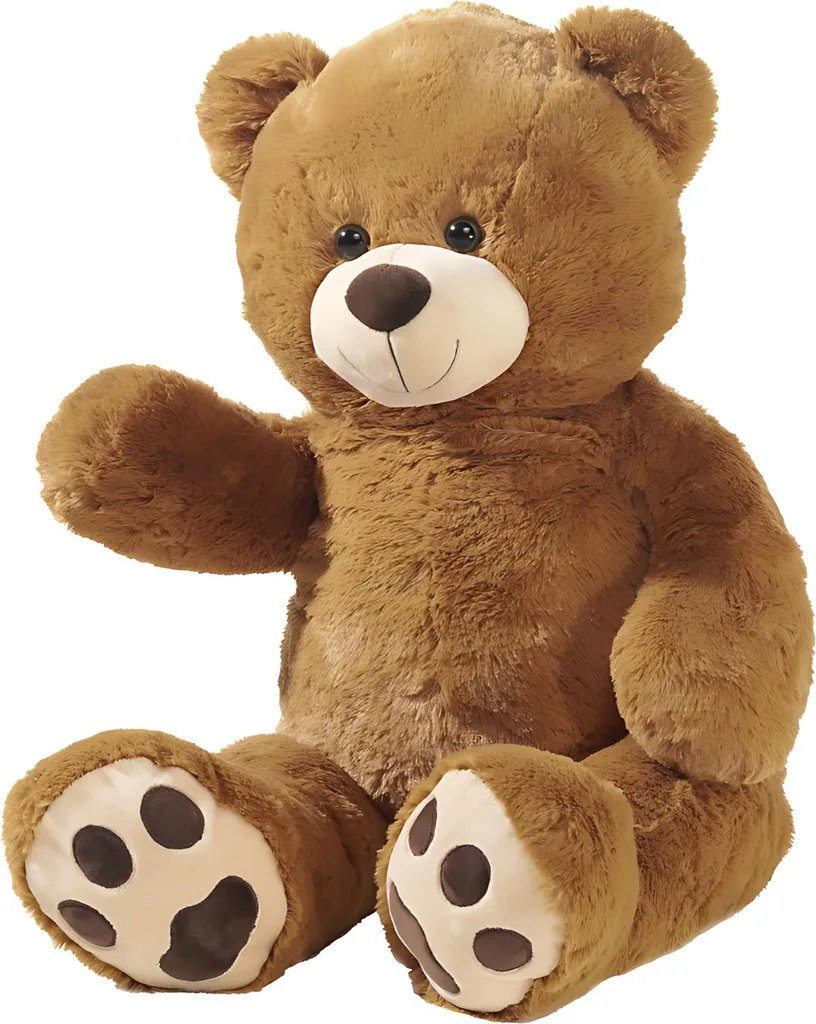 Ours Floppy Heunec 100 cm - Peluche Marron Ultra Moelleuse Qualité Pro