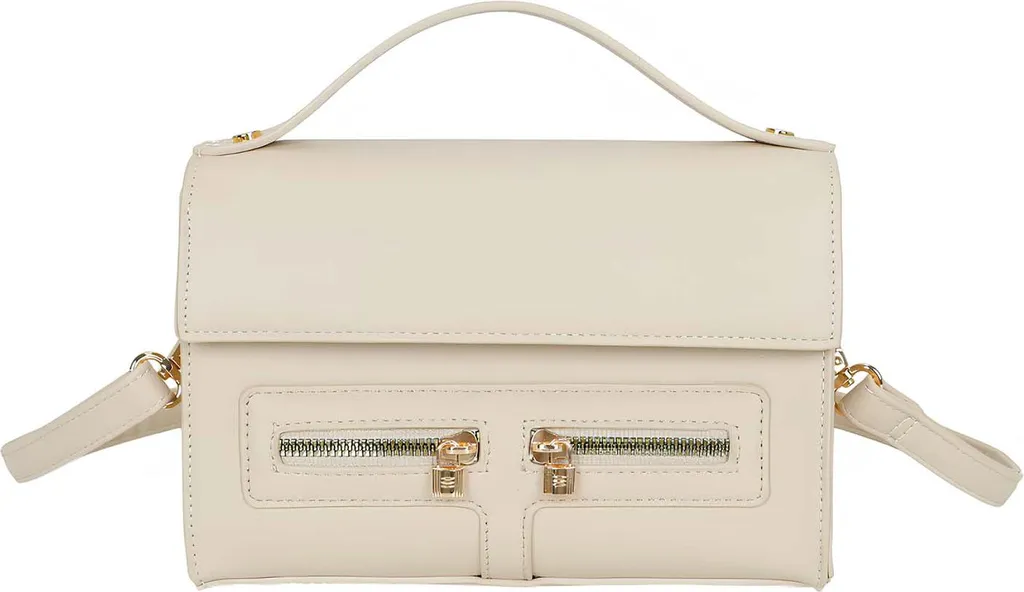 Sac à main beige Gallantry multi-poches avec bandoulière réglable femme
