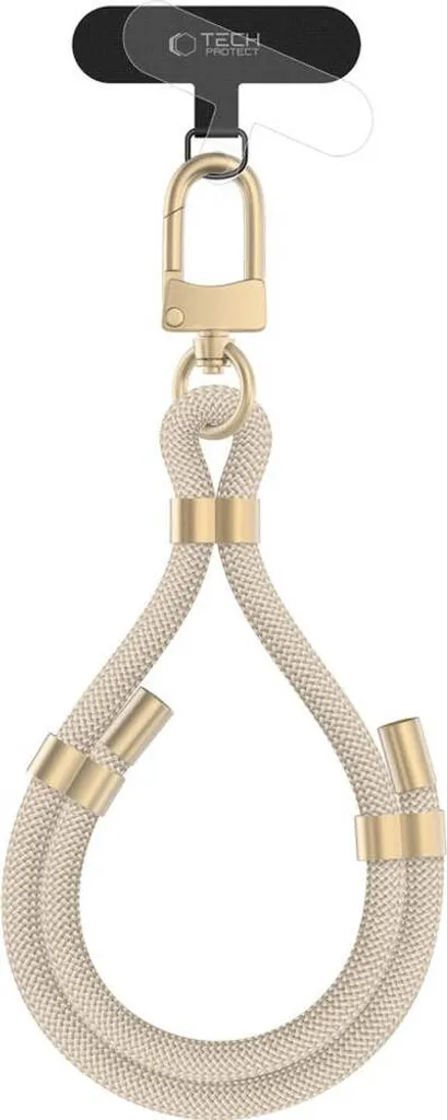 Cinturino Tech-Protect C4S Rope Beige/Oro - Accessorio Tech Alta Qualità - 1