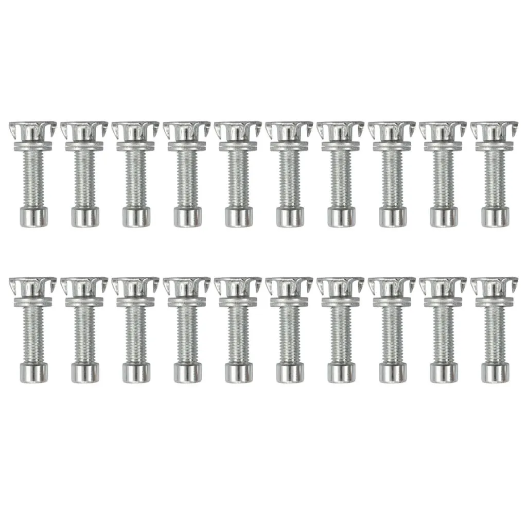 vidaXL Pierres à grimper 40 pcs PE Multicolore - Prises d'escalade murales - 9