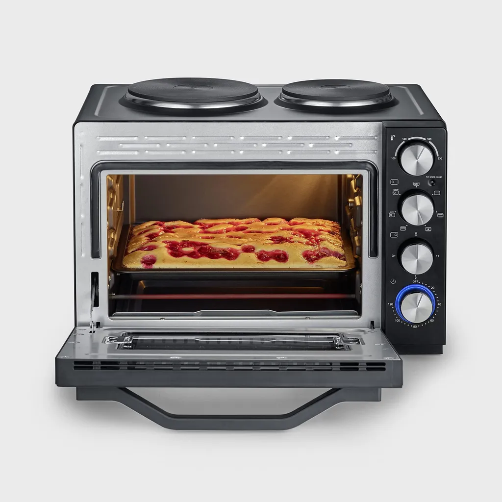 Four Severin TO 2074 à Chaleur Tournante et Plaques de Cuisson 30L - 12