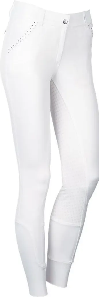 Culotte de cheval Full Grip EQS Moonstone Harrys Horse blanc FS20 T40