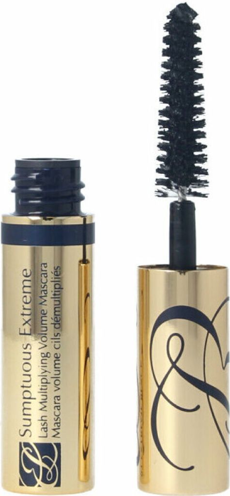 A mascara tube and its wand are displayed against a white background.