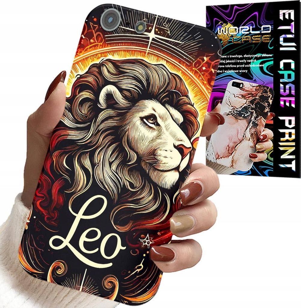 Hülle Für Iphone 5 / 5S / 5C - Löwe, Sternzeichen Astronomie, Hülle + Glas