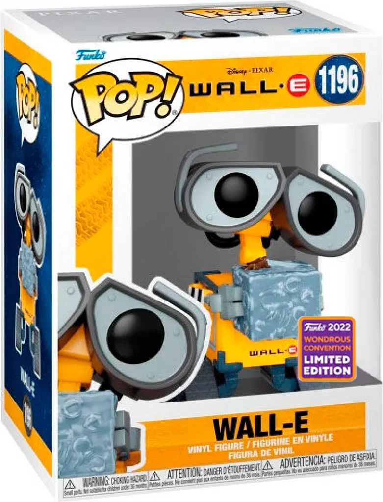 Funko POP Disney Wall-E avec Cube de Ferraille - Figurine n°1115