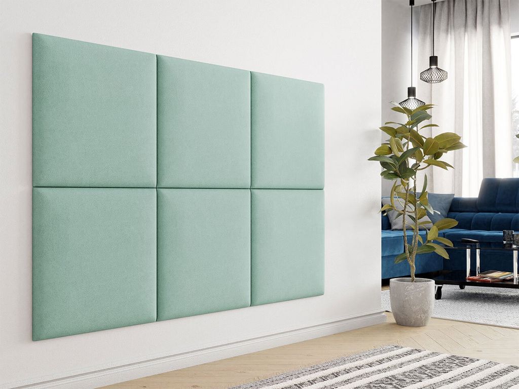 Pannello imbottito 60x60 PAG - turchese Immagine del prodotto 